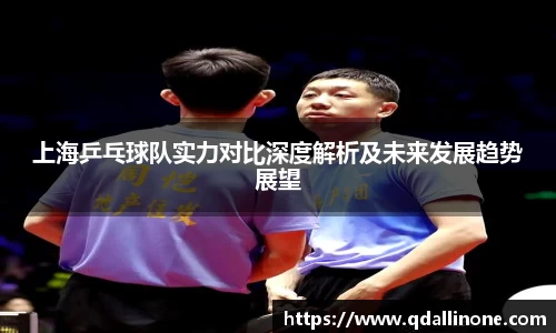 上海乒乓球队实力对比深度解析及未来发展趋势展望